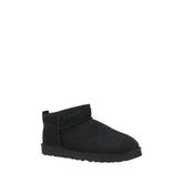 UGG Black Goatskin Ankle Boots